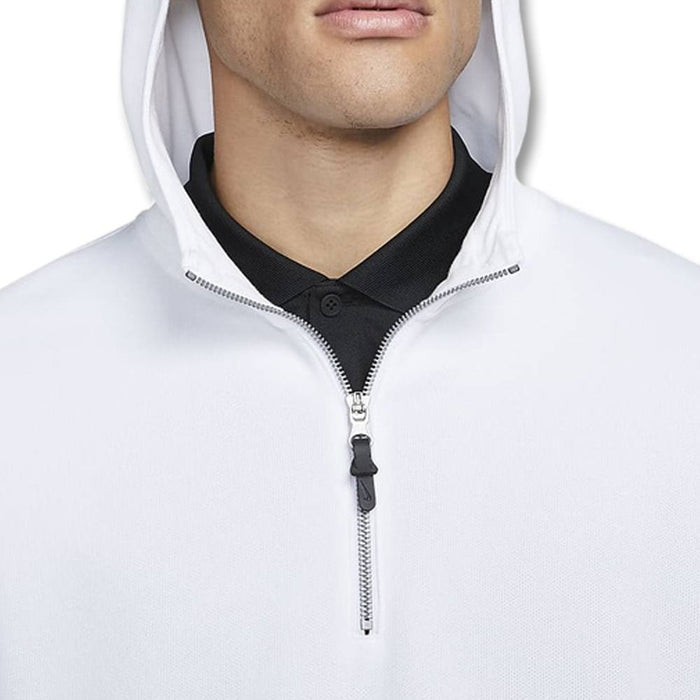 Nike Dri-FIT Hoodie Golf Pullover White/White/Brushed Silver - FW23 Men