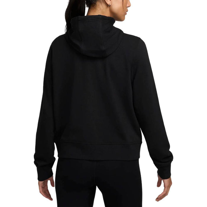 Nike Dri-FIT One Full-Zip French Terry Golf Hoodie Black/White - SP26 Women