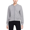 Nike Dri-FIT One Full-Zip French Terry Golf Hoodie Carbon Heather/White - SP26 Women