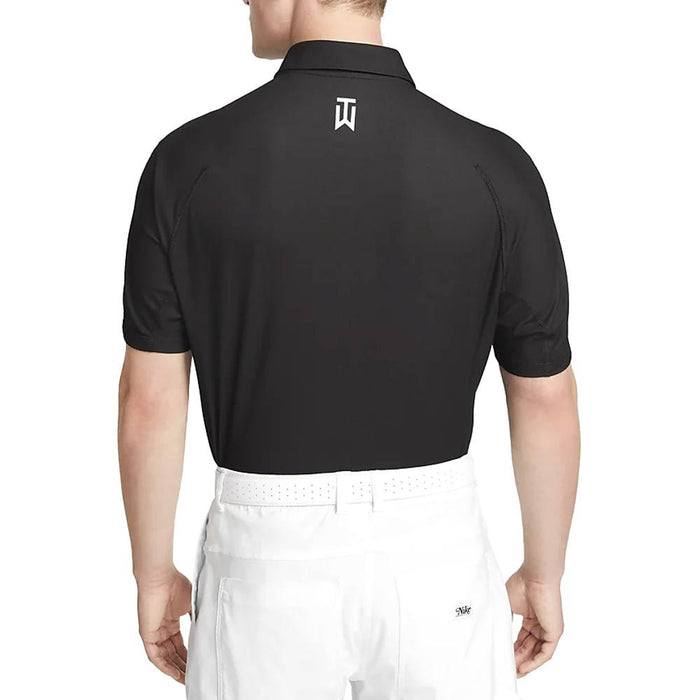 Nike Dri-FIT Tiger Woods Tech Pique Golf Polo Black/Anthracite/White - 23 Men