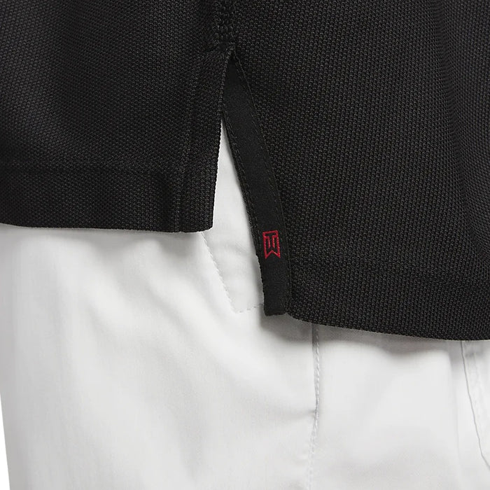 Nike Dri-FIT Tiger Woods Tech Pique Golf Polo Black/Anthracite/White - 23 Men
