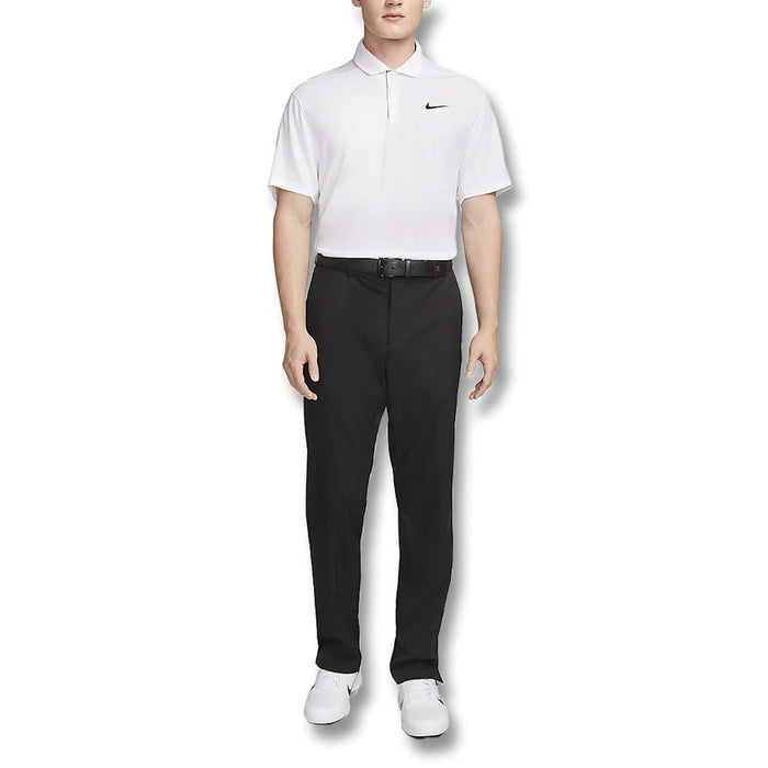 Nike Dri-FIT Tiger Woods Tech Pique Golf Polo White/White/Black - 23 Men