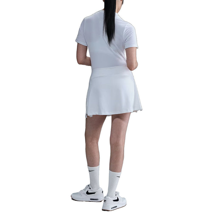 Nike Dri-FIT Tour Flouncy Golf Skirt White/Black - FW25 Women
