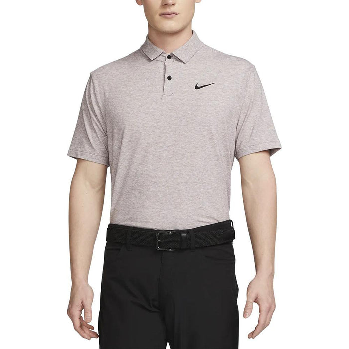 Nike Dri-FIT Tour Heather Golf Polo Plum Eclipse/Black - SS23 Men