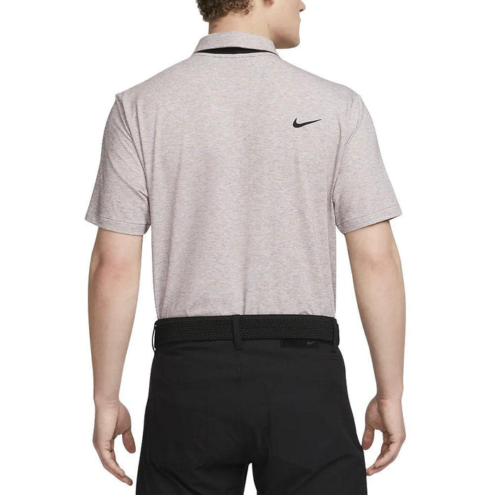 Nike Dri-FIT Tour Heather Golf Polo Plum Eclipse/Black - SS23 Men
