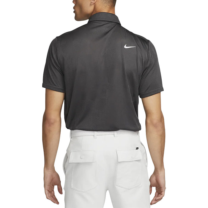 Nike Dri-FIT Tour Jacquard Golf Polo Anthracite/White - 23 Men