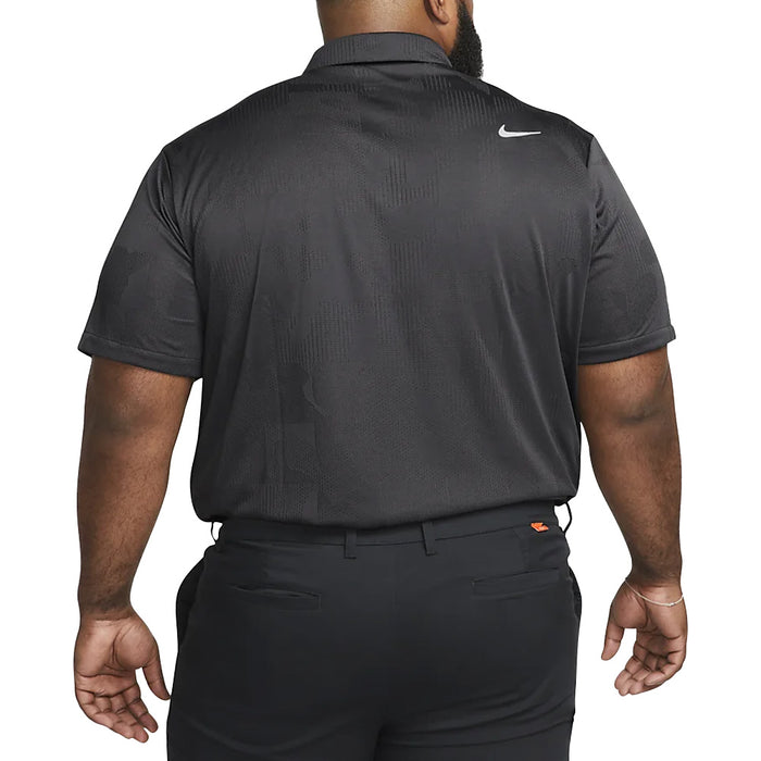 Nike Dri-FIT Tour Jacquard Golf Polo Anthracite/White - 23 Men