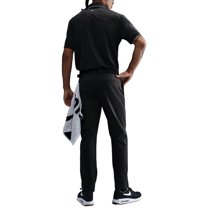 Nike Dri-FIT Tour Piping Golf Polo Black/White - FA25 Men