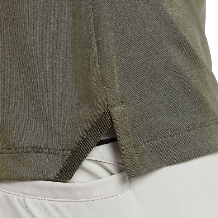 Nike Dri-FIT Tour Short-Sleeve Golf Polo Tarp Green/Black/Pale Ivory - SP25 Women