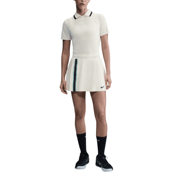 Nike Dri-FIT Tour Shortsleeve Golf Polo Pale Ivory/Black/Black - SU25 Women