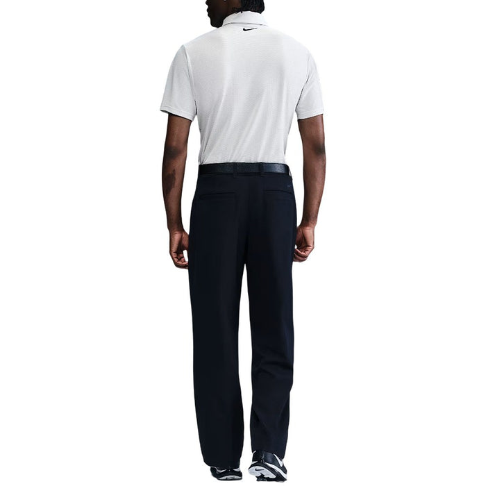 Nike Dri-FIT Tour Textured Golf Polo White/Black - FA25 Men