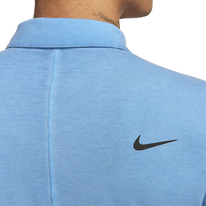 Nike Dri-FIT Tour Washed Golf Polo Blue Void/Black - SS23 Men