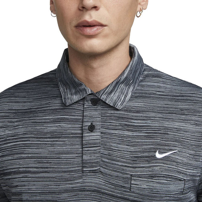 Nike Dri-FIT Unscripted Heather Golf Polo Black/White - SS23