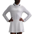 Nike Dri-FIT UV Tour Longsleeve Golf Polo White/Black/Black - FA25 Women