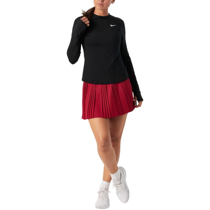 Nike Dri-FIT UV Victory Printed Longsleeve Golf Baselayer Black/White - FW25 Women