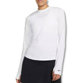 Nike Dri-FIT UV Victory Printed Longsleeve Golf Baselayer White/Black - SU25 Women