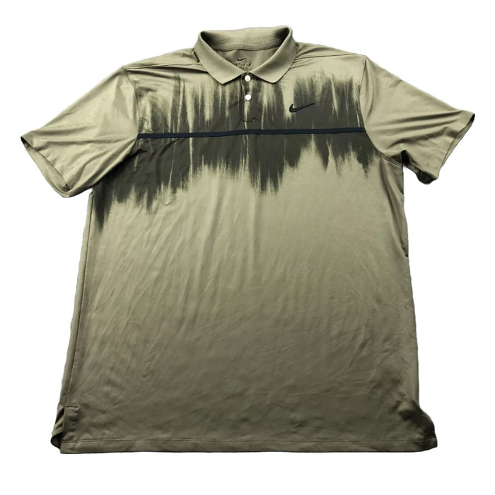 Nike Dri-FIT Vapor Fog Print Golf Polo Medium Olive/Black - FW20 Men
