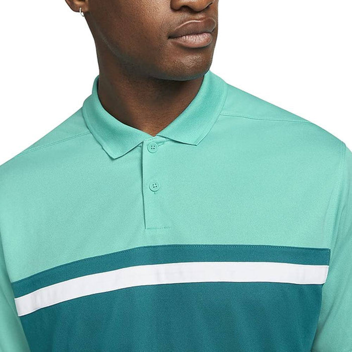 Nike Dri-FIT Victory Color-Blocked OLC Golf Polo Washed Teal/Bright Spruce - SS22