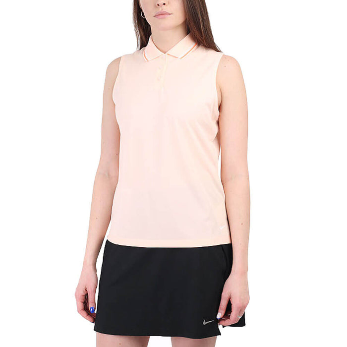 Nike Dri Fit Victory Golf Polo Crimson Tint/Bright Mango/White - SS20 Women