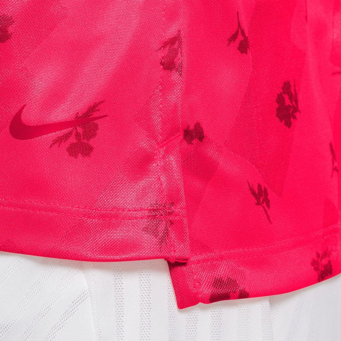 Nike Dri-FIT Victory Printed Golf Polo Bright Crimson/Very Berry - SS21 Women