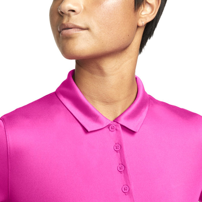 Nike Dri-FIT Victory Solid Golf Polo Active Pink/White - SS23 Women