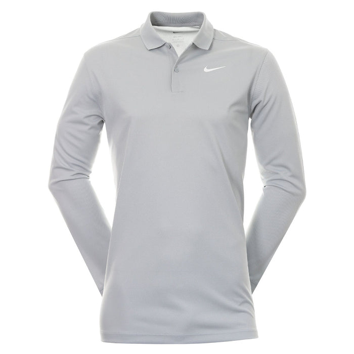 Nike Dri-FIT Victory Solid Golf Polo Light Smoke Gray/White - FA24 Men