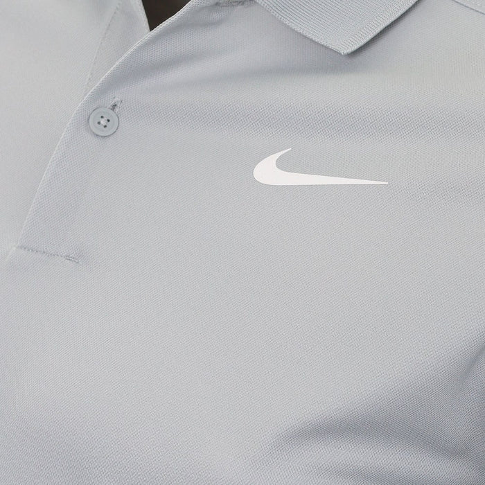 Nike Dri-FIT Victory Solid Golf Polo Light Smoke Gray/White - FA24 Men