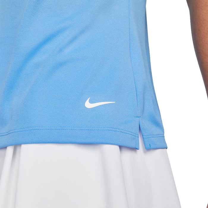 Nike Dri-FIT Victory Solid Golf Polo University Blue/White - SS23 Women
