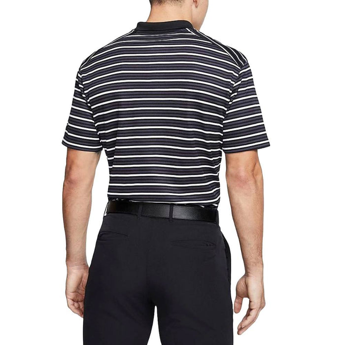 Nike Dri-FIT Victory Striped Golf Polo Black/Gridiron - FW20 Men