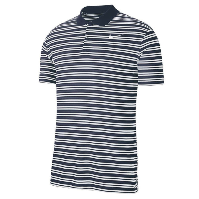 Nike Dri-FIT Victory Striped Golf Polo College Navy/White - FW20