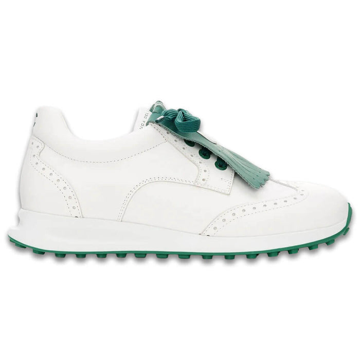 Duca Del Cosma Golf Bellezza 2 Spikeless Golf Shoes White/Green - SS26 Women