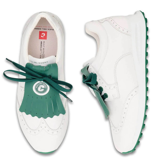 Duca Del Cosma Golf Bellezza 2 Spikeless Golf Shoes White/Green - SS26 Women