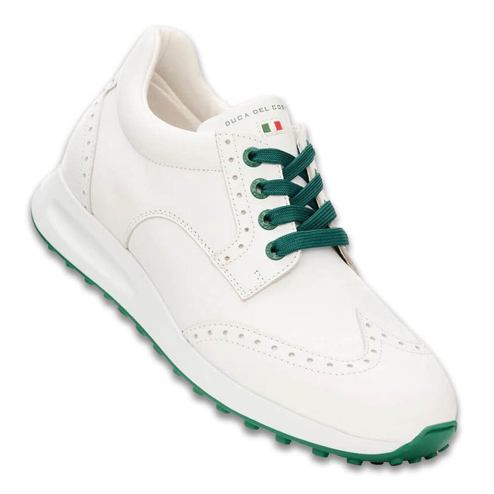Duca Del Cosma Golf Bellezza 2 Spikeless Golf Shoes White/Green - SS26 Women