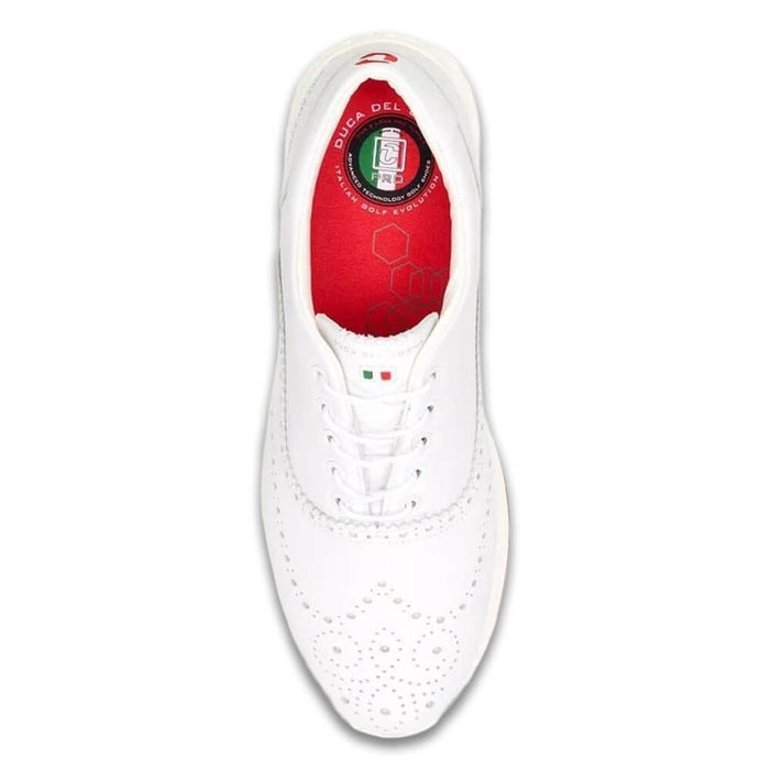 Duca Del Cosma Golf Bernardo Golf Shoes White - SS26 Men