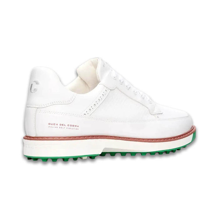 Duca Del Cosma Golf Davinci Leggero Spikeless Golf Shoes White - SS26 Men