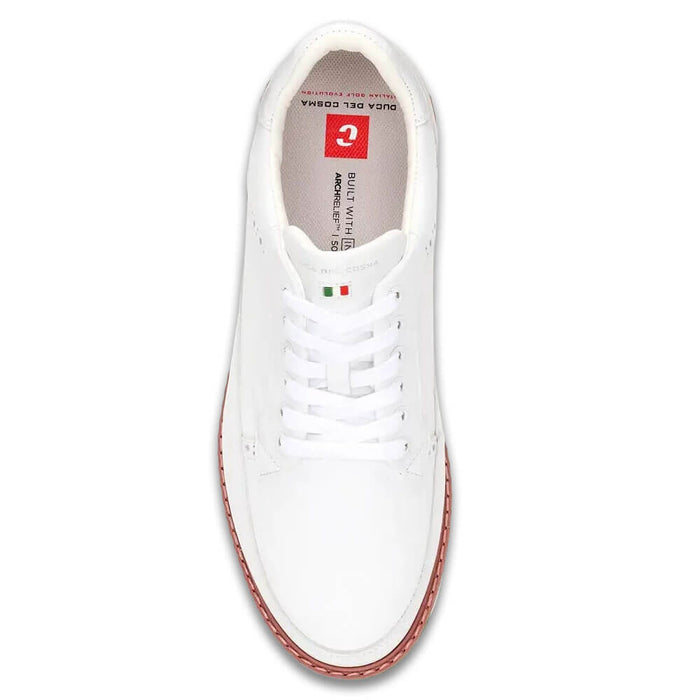 Duca Del Cosma Golf Davinci Leggero Spikeless Golf Shoes White - SS26 Men