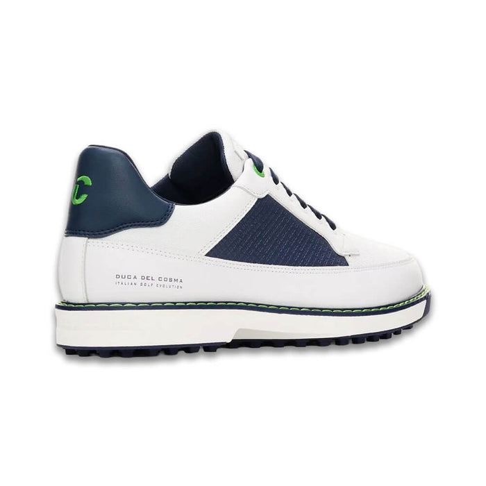 Duca Del Cosma Golf Davinci Leggero Spikeless Golf Shoes White/Navy - SS26 Men