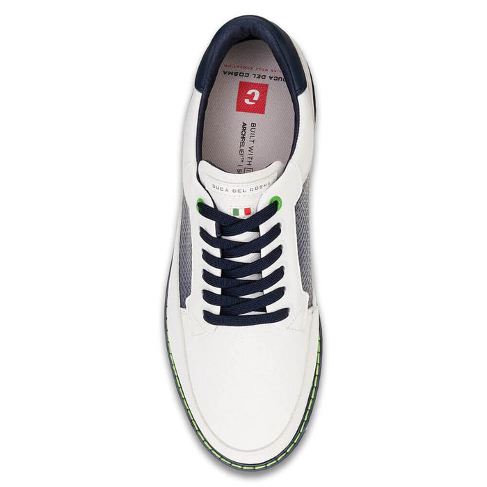 Duca Del Cosma Golf Davinci Leggero Spikeless Golf Shoes White/Navy - SS26 Men