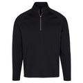Dunning Golf Player Jersey Performance Quarter Zip Golf Pullover Black - 23 Men