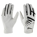 Nike Dura Feel 9 Golf Glove Pearl White/Black/Black - 20 Boys