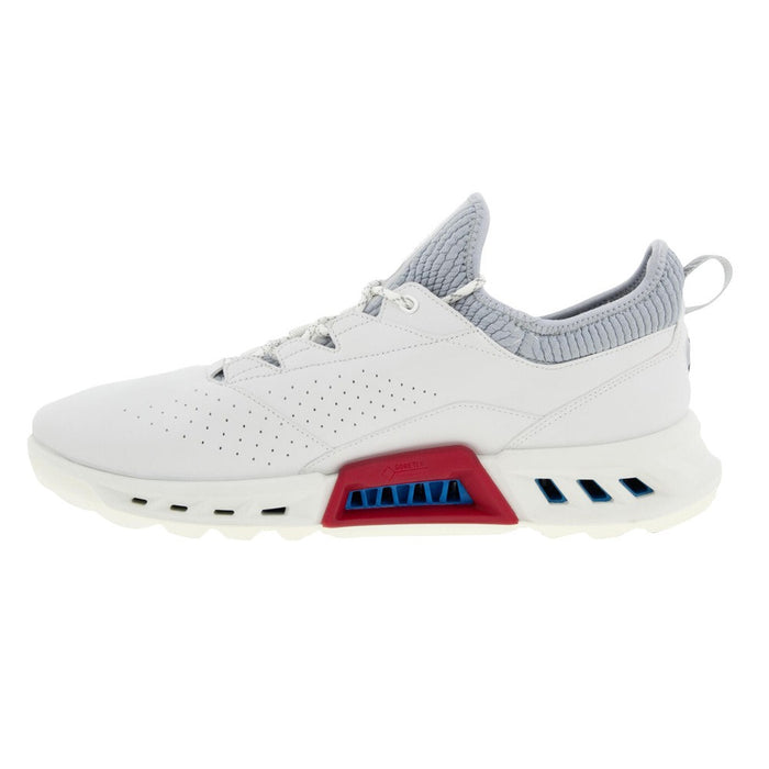 ECCO BIOM C4 Spikeless Golf Shoes White/Concrete - SS23 Men