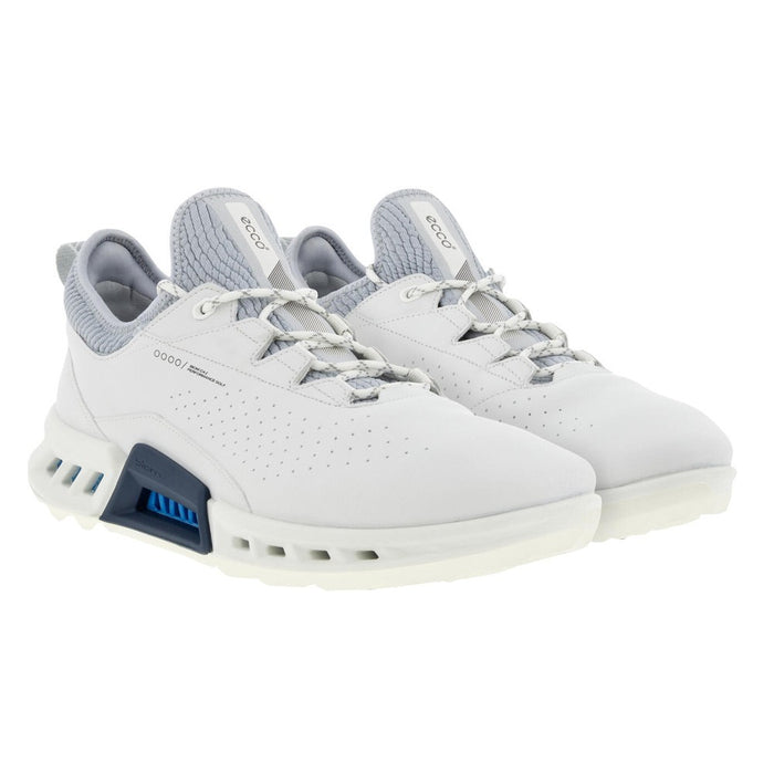 ECCO BIOM C4 Spikeless Golf Shoes White/Concrete - SS23 Men