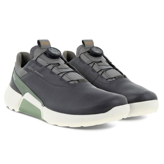 ECCO BIOM H4 BOA Spikeless Golf Shoes Magnet/Frosty Green - SS23 Men