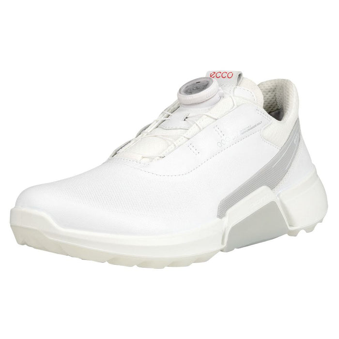 ECCO BIOM H4 BOA Spikeless Golf Shoes White/Concrete - SS23 Women