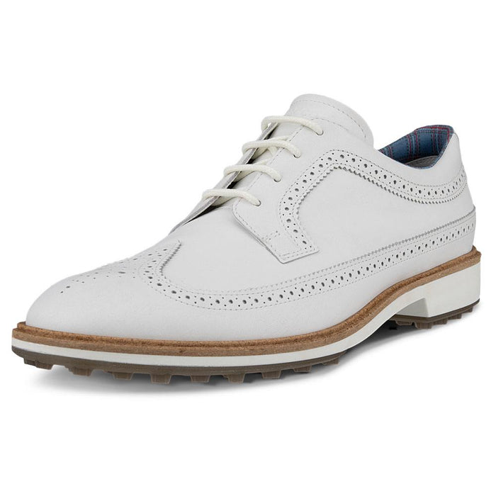 ECCO Classic Hybrid - Kiltie Version Spikeless Golf Shoes White - FW24 Men
