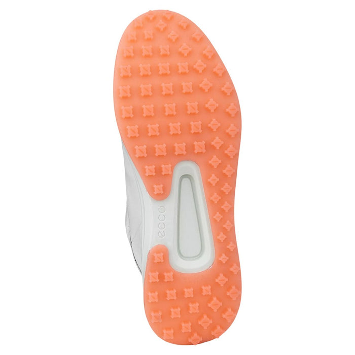 ECCO Core BOA Spikeless Golf Shoes White/Burnt Coral - 26 Women
