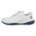 ECCO LT1 BOA Spikeless Golf Shoes White/Petrol - 25 Men