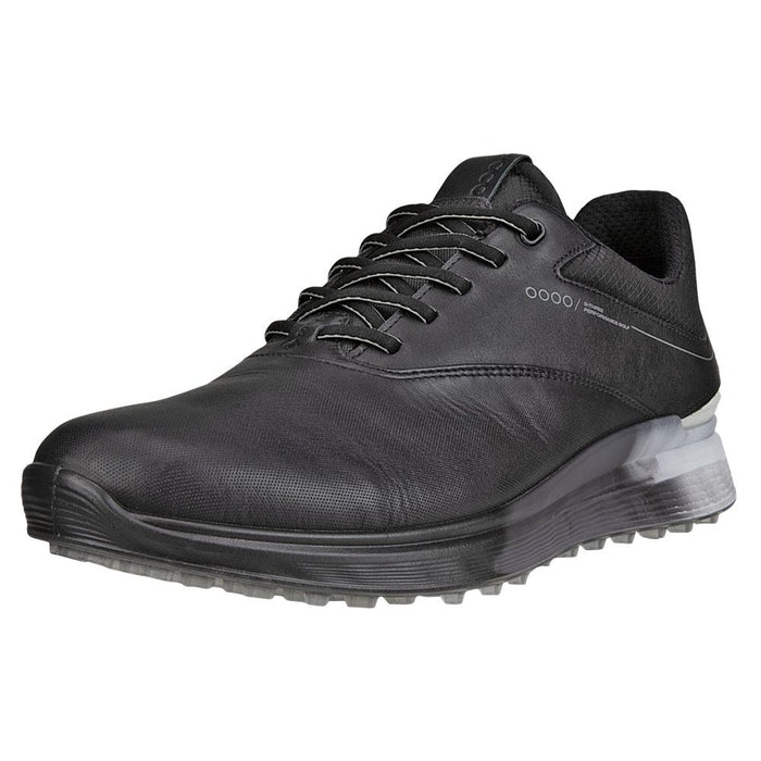 ECCO S-Three GTX Spikeless Golf Shoes Black/Concrete/Black - SS23 Men