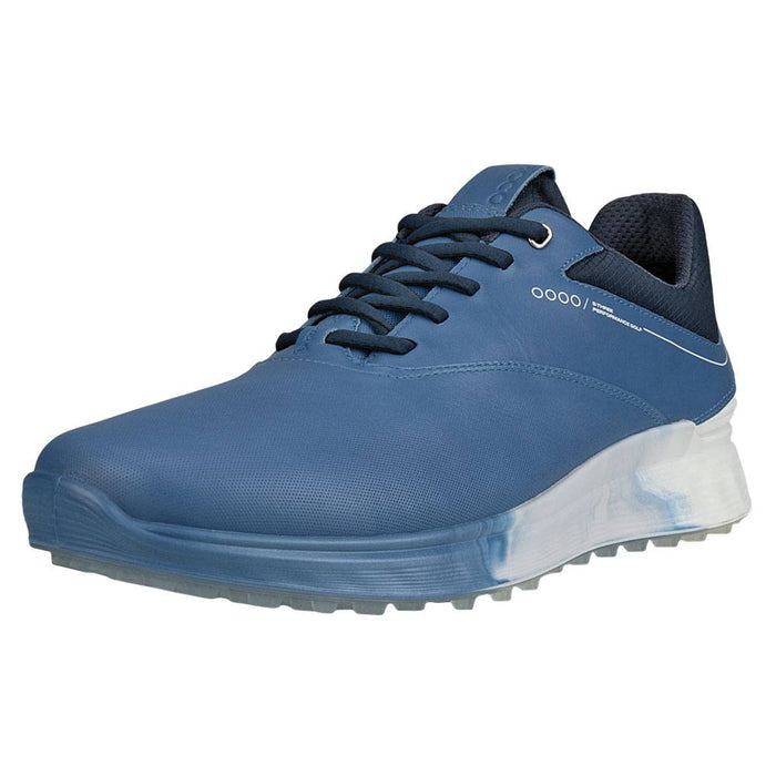 ECCO S-Three GTX Spikeless Golf Shoes Retro Blue/White/Marine - SS23 Men