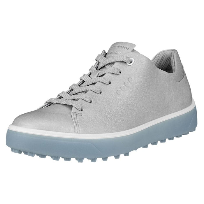 ECCO Tray Laced Spikeless Golf Shoes Silver/Arona - FW22 Women